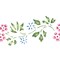 Floral Border Wall Stencil Border | 015 by Designer Stencils | Floral Stencils | Reusable Art Craft Stencils for Painting on Walls, Canvas, Wood | Reusable Plastic Paint Stencil for Home Makeover | Easy to Use & Clean Art Stencil